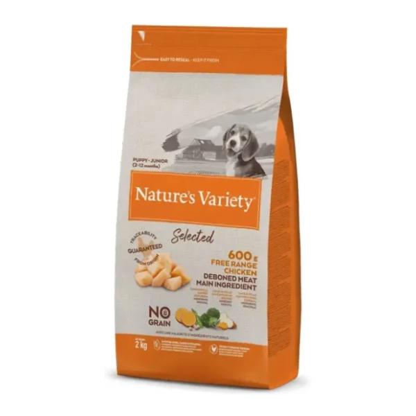 NATURES VARIETY Selected junior hrana za pse piletina 2kg