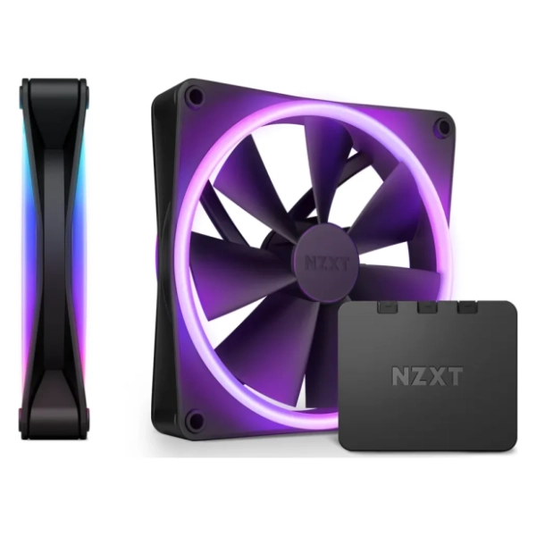 NZXT F140 RGB Duo Twin Pack 140mm ventilator za PC (RF-D14DF-B1)