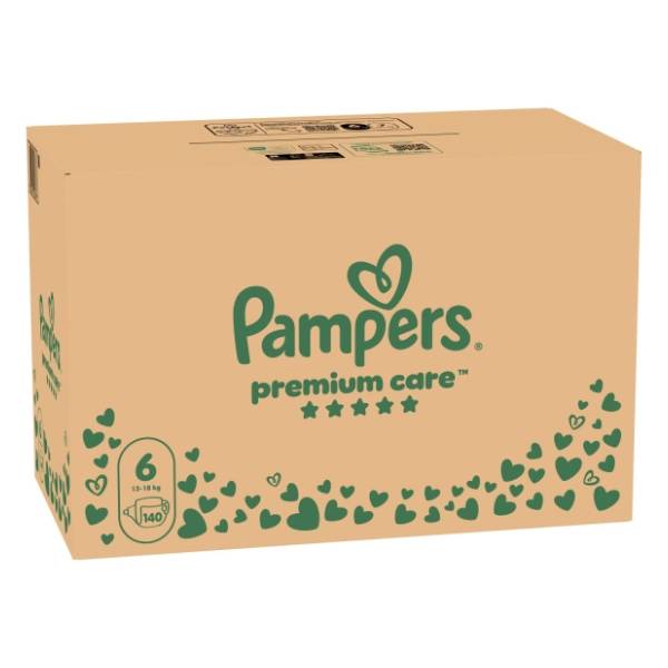 PAMPERS pelene premium care 6 140kom