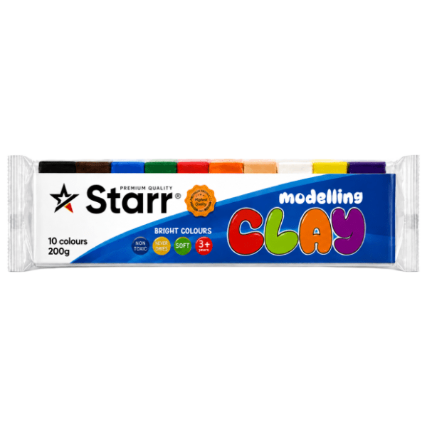 Plastelin STARR 10 boja 200g