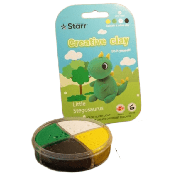 Plastelin STARR Clay set zmaj 4 boje 63g