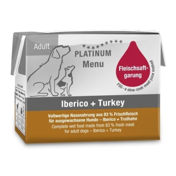 PLATINUM Dog menu hrana za pse mangulica i ćuretina 90g