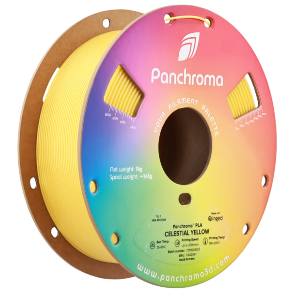 POLYMAKER Panchroma PLA 1,75 mm Celestial Yellow 3D filament