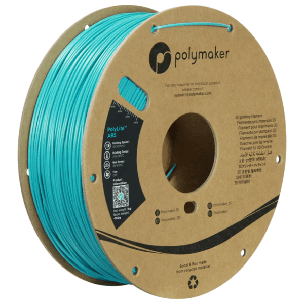 POLYMAKER PolyLite ABS 1,75 mm Galaxy Teal 3D filament