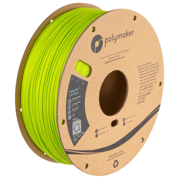 POLYMAKER PolyLite LW-PLA 1,75 mm  Bright Green 3D filament