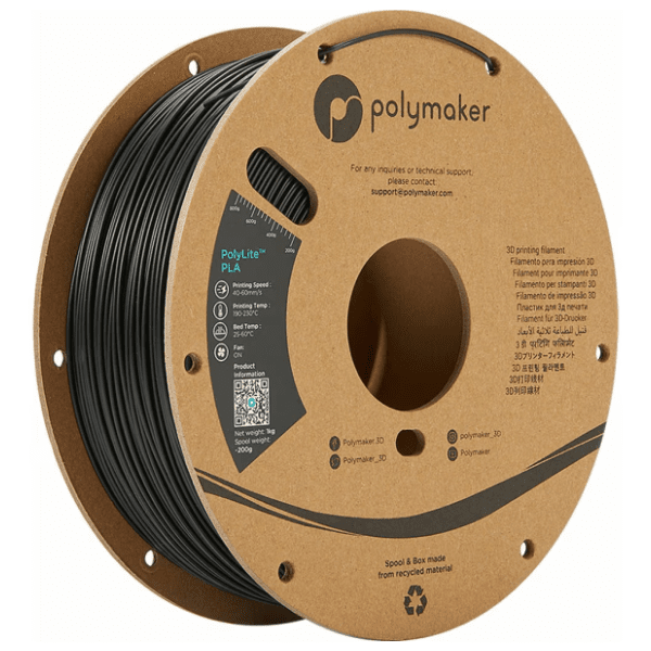POLYMAKER PolyLite PLA 1,75 mm Crna 3D filament