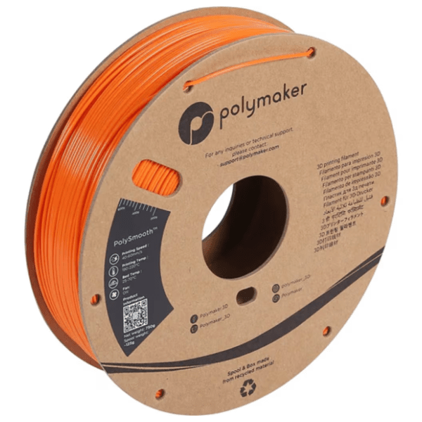 POLYMAKER Polysmooth 1,75 mm Orange 3D filament