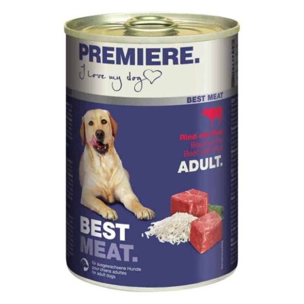 PREMIERE Best meat adult hrana za pse govedina pirinač 400g