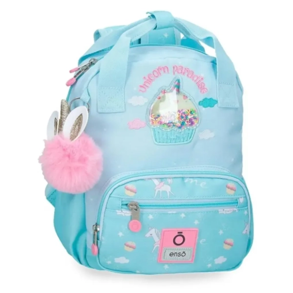 Ranac ENSO Unicorn paradise 28cm plavi