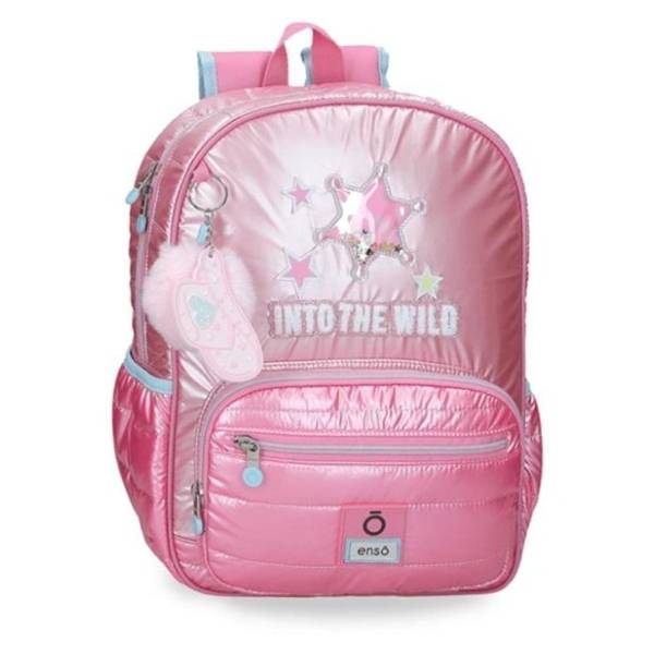 Ranac za školu ENSO Into the wild 38cm pink