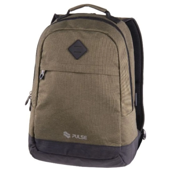 Ranac za školu PULSE Bicolor olive green