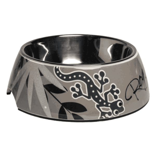 ROGZ Bubble bowlz 2u1 L silver gecko činija za pse