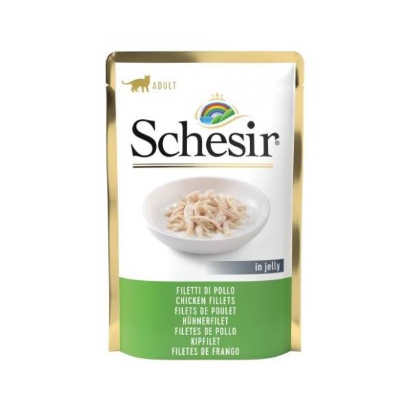 SCHESIR hrana za mačke žele piletina 85g