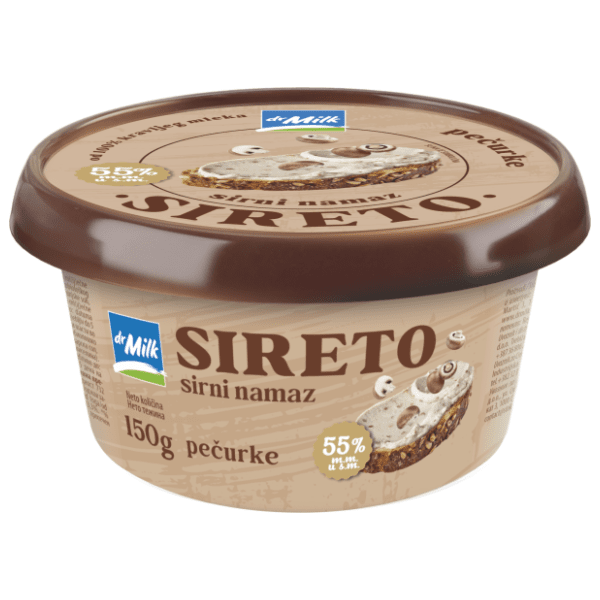 Sirni namaz DR. MILK Sireto pečurke 150g