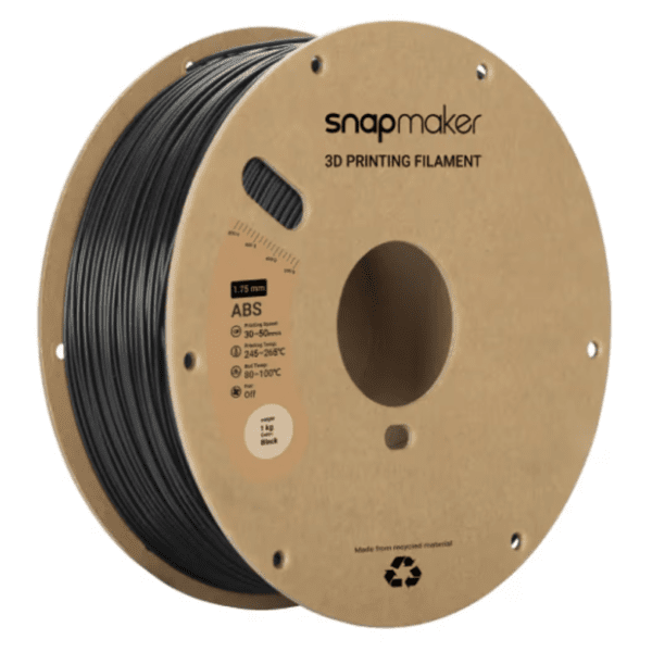 SNAPMAKER ABS 1,75 mm Black 3D filament