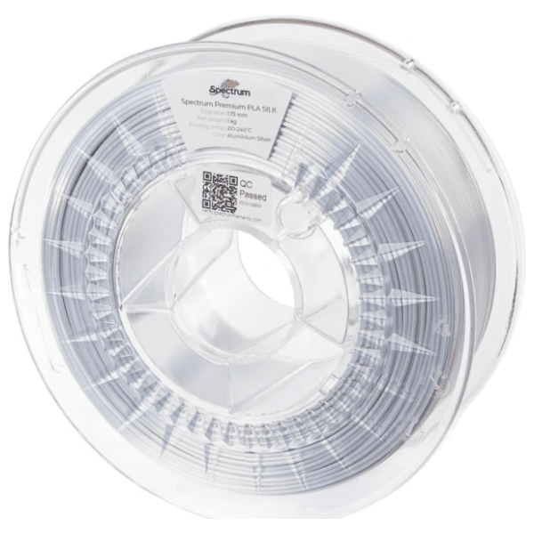 SPECTRUM Silk PLA 1,75 mm Aluminium Silver 3D filament