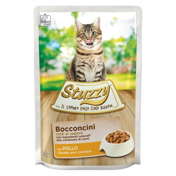 STUZZY Adult komadići mesa kuvani na pari bakalar 100g