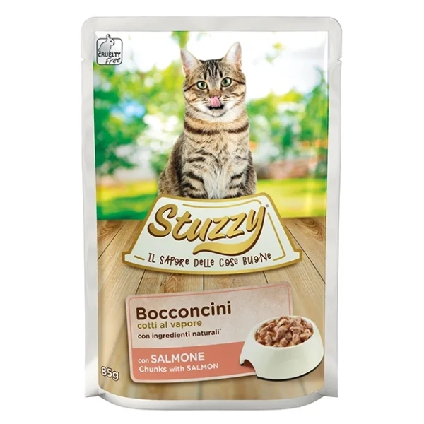 STUZZY Adult komadići mesa kuvani na pari losos 100g