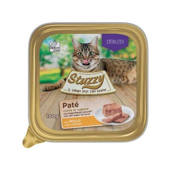 STUZZY Sterilised pašteta za mačke piletina 100g