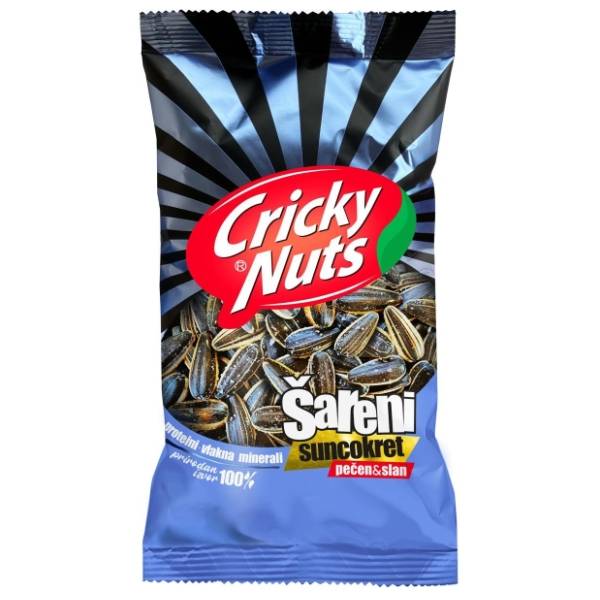 Suncokret CRICKY šareni slani 200g
