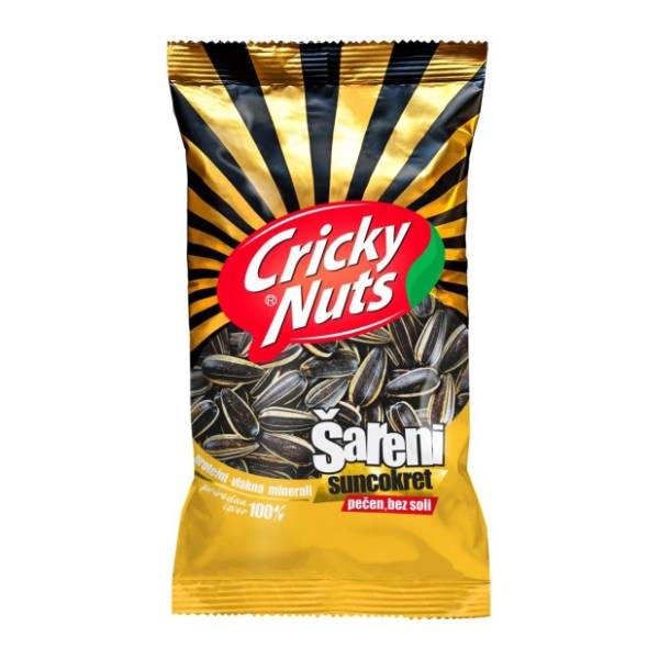 Suncokret šareni neslani CRICKY NUTS 200g