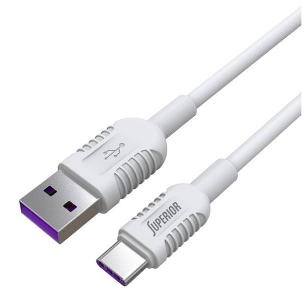 SUPERIOR konverter kabl USB-A na USB-C CO-BX33 (Fast 50W 5A) 1m beli