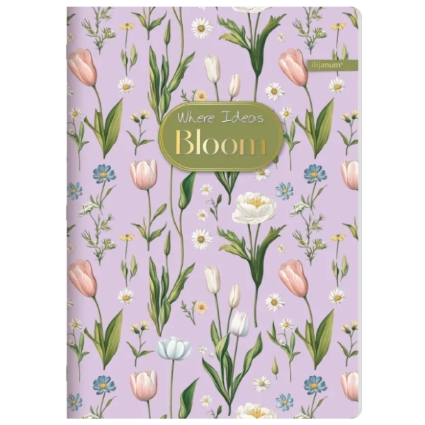 Sveska A4 dikto ILIJANUM bloom 52lista 1kom