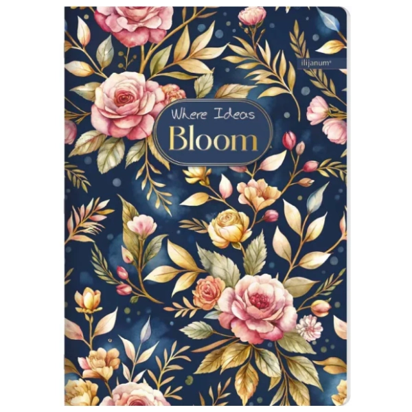 Sveska A5 dikto ILIJANUM bloom 52lista 1kom