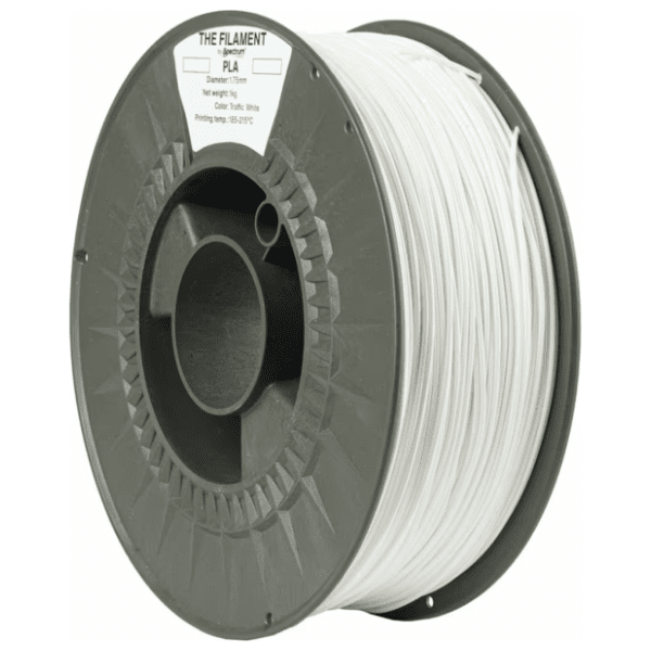 TheFilament PLA 1,75 mm Traffic White 3D filament
