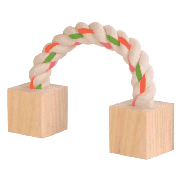 TRIXIE igračka sa užetom i dve kockice