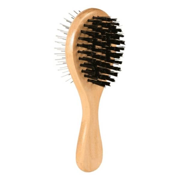 TRIXIE Pin bristle brush dvostrana ovalna četka za pse