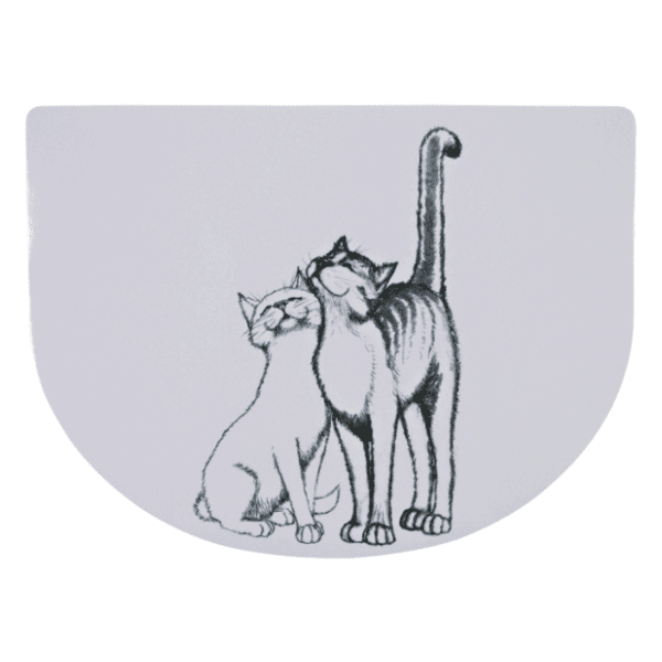 TRIXIE Pussy cat plastična podloga za posude
