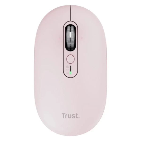 TRUST bežični miš Seron Slim Hyperscroll roze