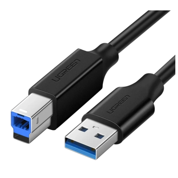 UGREEN konverter kabl USB-A 3.0 na USB-B 3.0 (m/m) US210 1m crni