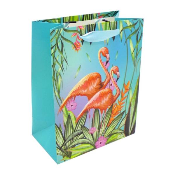 Ukrasna kesa M OPTIMUM Flamingo glitter 1kom