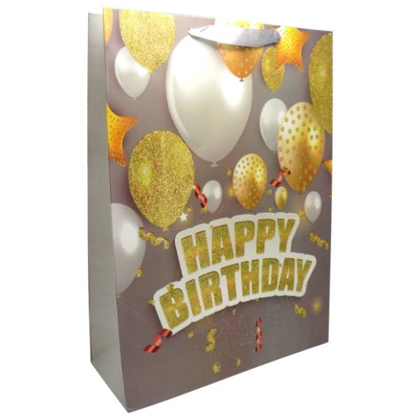 Ukrasna kesa XL OPTIMUM Happy birthday baloni 1kom