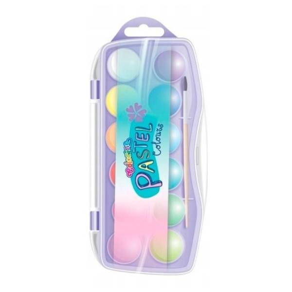 Vodene boje COLORINO pastelne 12kom