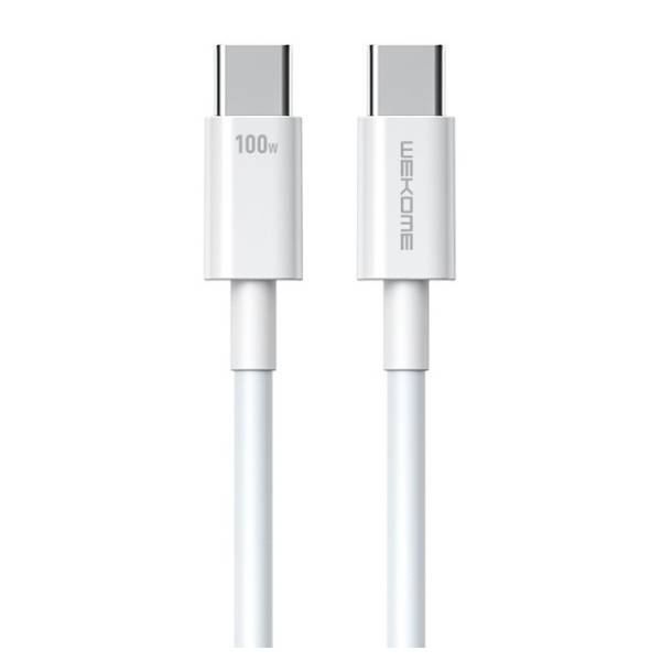 WEKOME kabl USB-C WDC-182 (za Superbrzo punjenje) 100W 1m beli