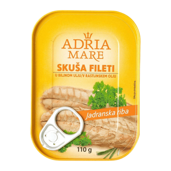 ADRIA MARE fileti skuše u biljnom ulju 110g