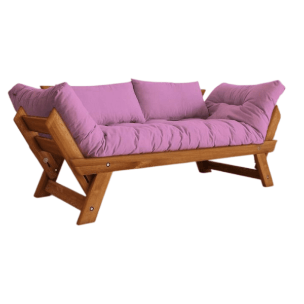 Baštenski dvosed HANAH HOME Garden tikovina i roze