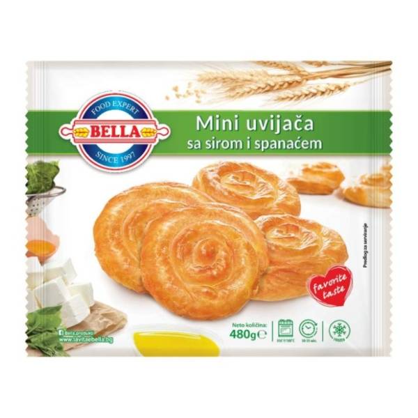 BELLA mini pita sa sirom i spanaćem 480g