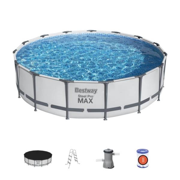 BESTWAY bazen sa pumpom 457x107cm Steel Pro MAX