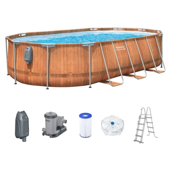 BESTWAY bazen sa pumpom 610x366x122cm Steel Pro Max
