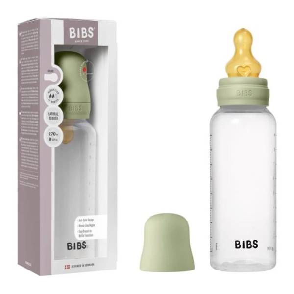 BIBS plastična flašica 270ml zelena
