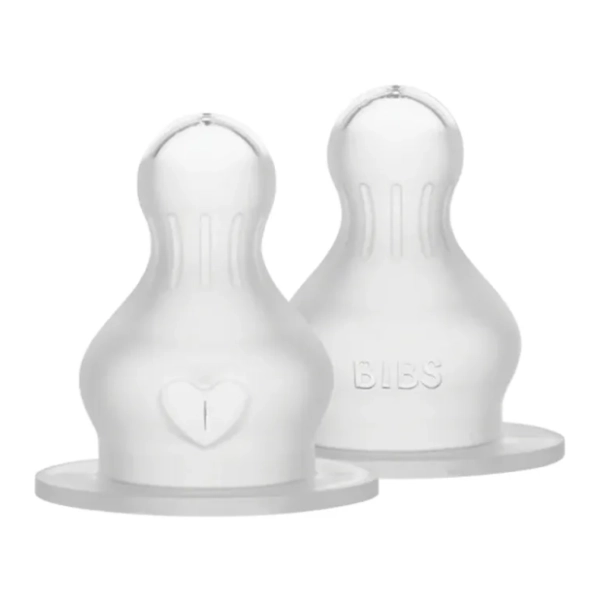 BIBS silikonska cucla za flašicu protok L 2kom