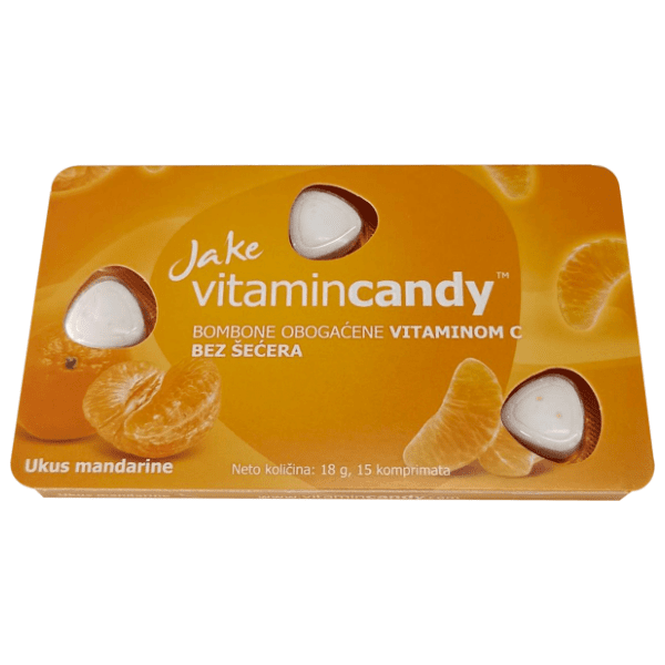 Bombone JAKE Vitamin candy mandarina 18g