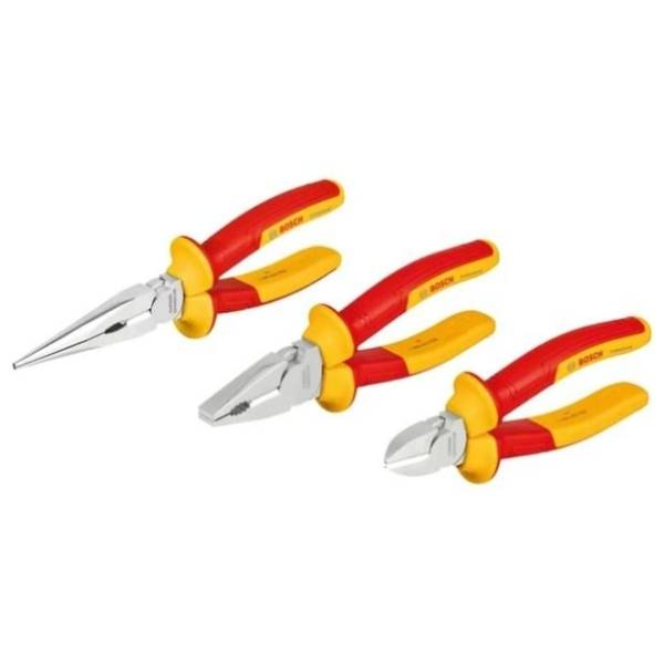 BOSCH 3-delni set električarskih klešta 1600A02NG0