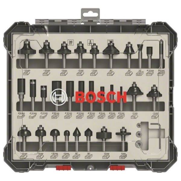 BOSCH 30-delni set glodala 2607017475