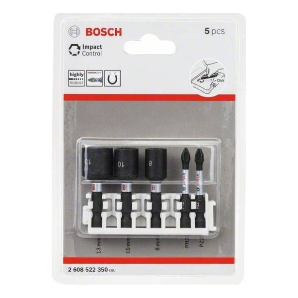 BOSCH 5-delni set bitova i nasadnih ključeva 2608522350