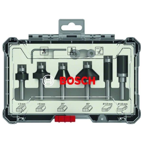 BOSCH 6-delni set glodala 2607017469